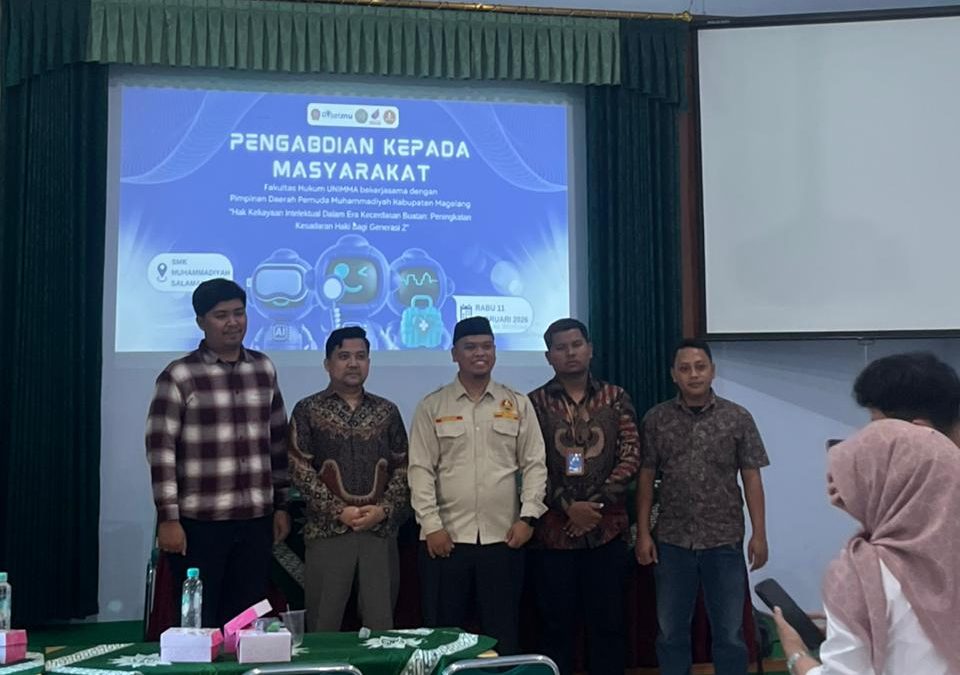 FPH UNIMMA Tingkatkan Literasi Digital: Edukasi Pemanfaatan AI dan Kesadaran HAKI di SMK Muhammadiyah Salaman