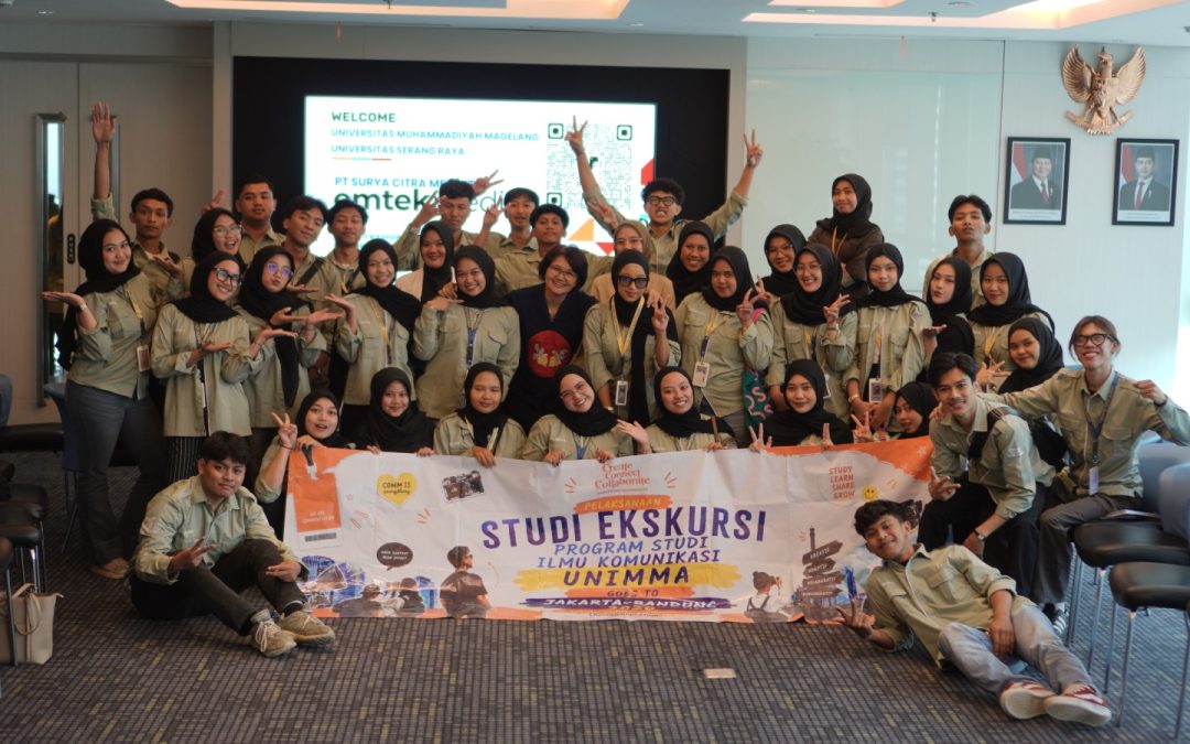 Mahasiswa Ilmu Komunikasi UNIMMA Laksanakan Kunjungan Industri ke SCTV Tower